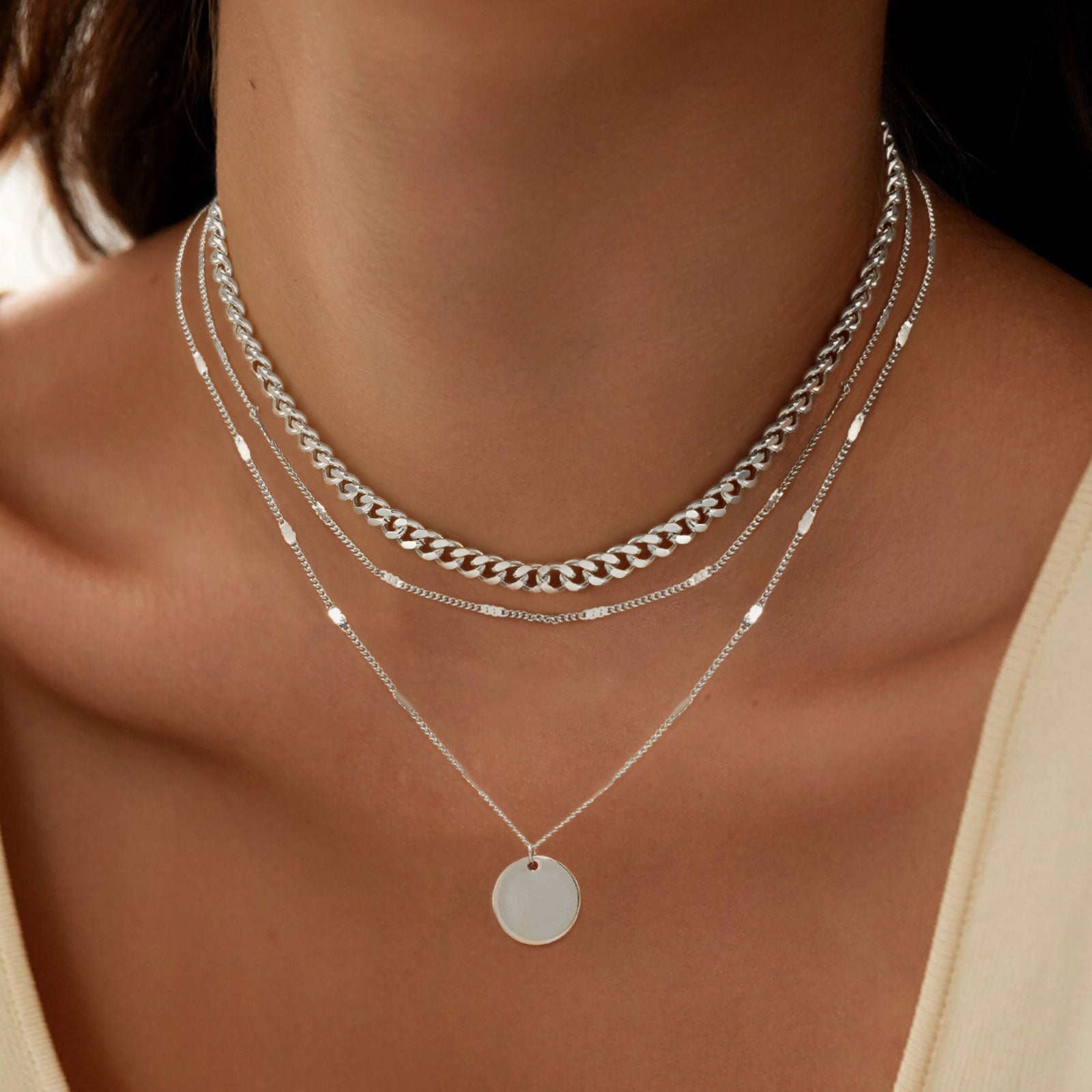 Kyerlyn Layered Pendant Necklaces