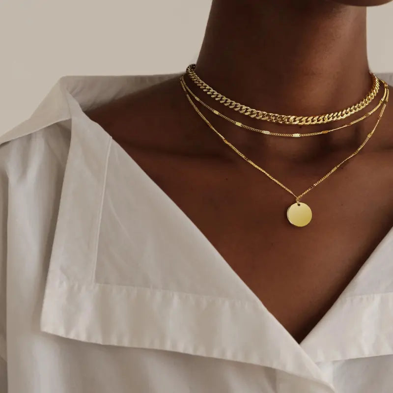 Kyerlyn Layered Pendant Necklaces