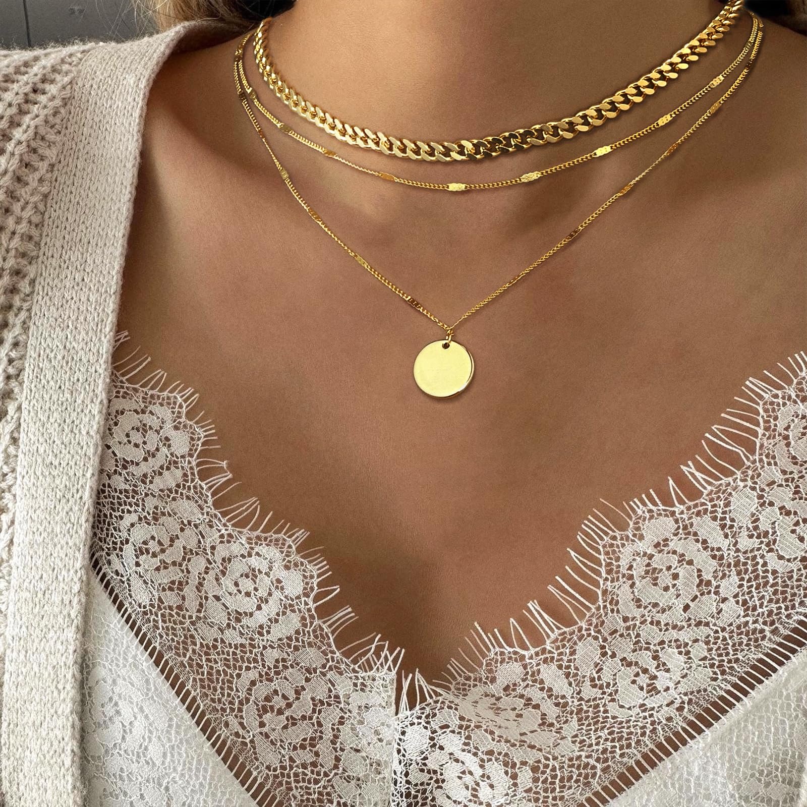 Kyerlyn Layered Pendant Necklaces