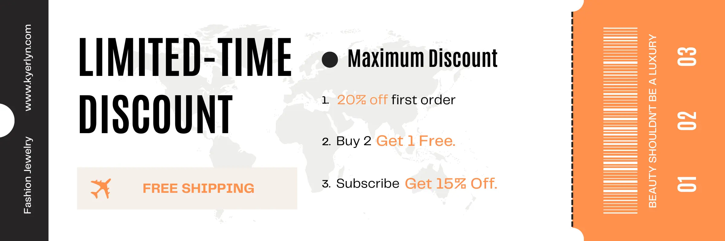 kyerlyn Coupon,20% OFF first order、Buy 2 get 1 free & subscribe Get 15% Off.