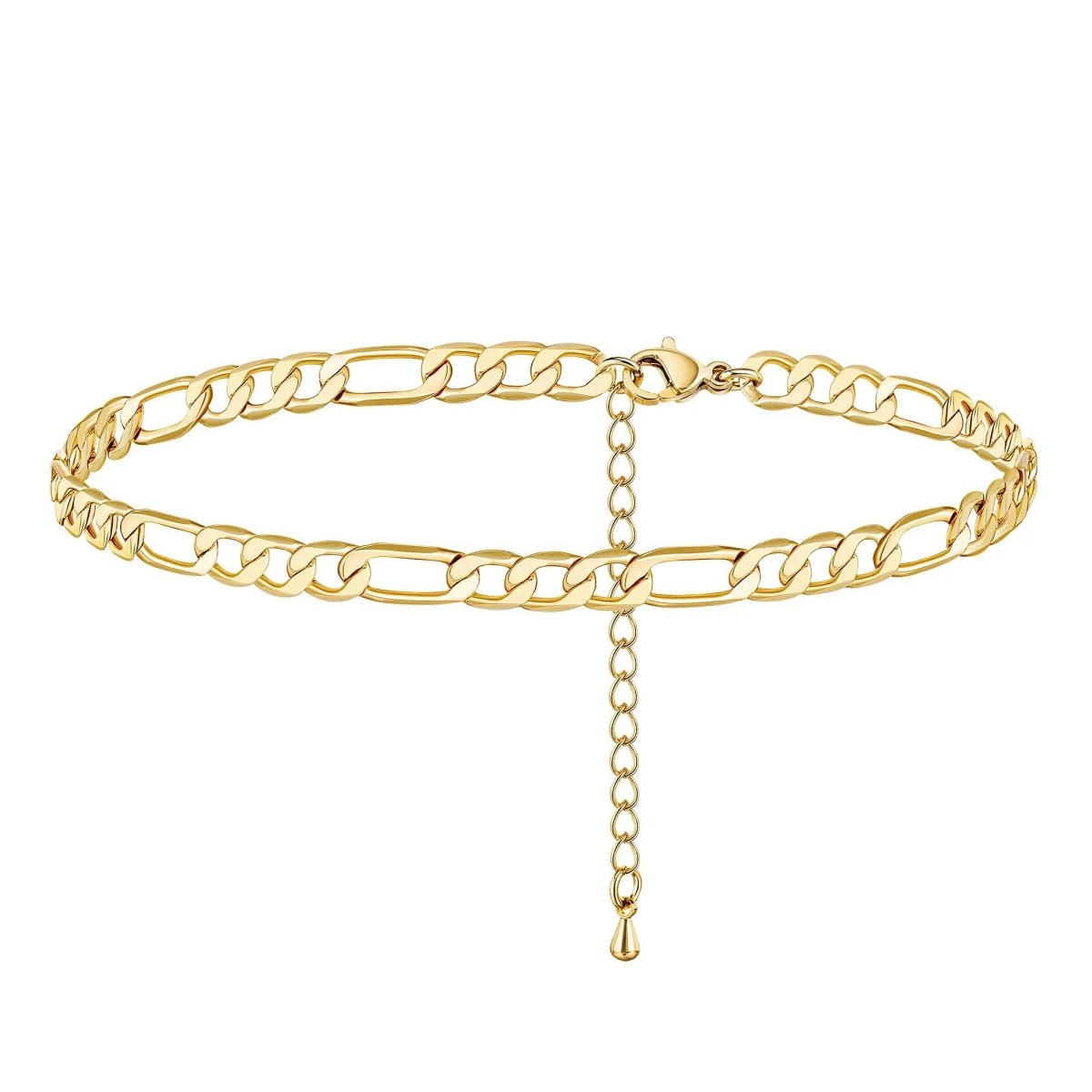 Gold Figaro Ankle Bracelets - KYERLYN