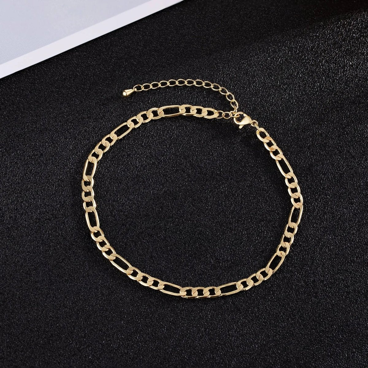 Gold Figaro Ankle Bracelets - KYERLYN