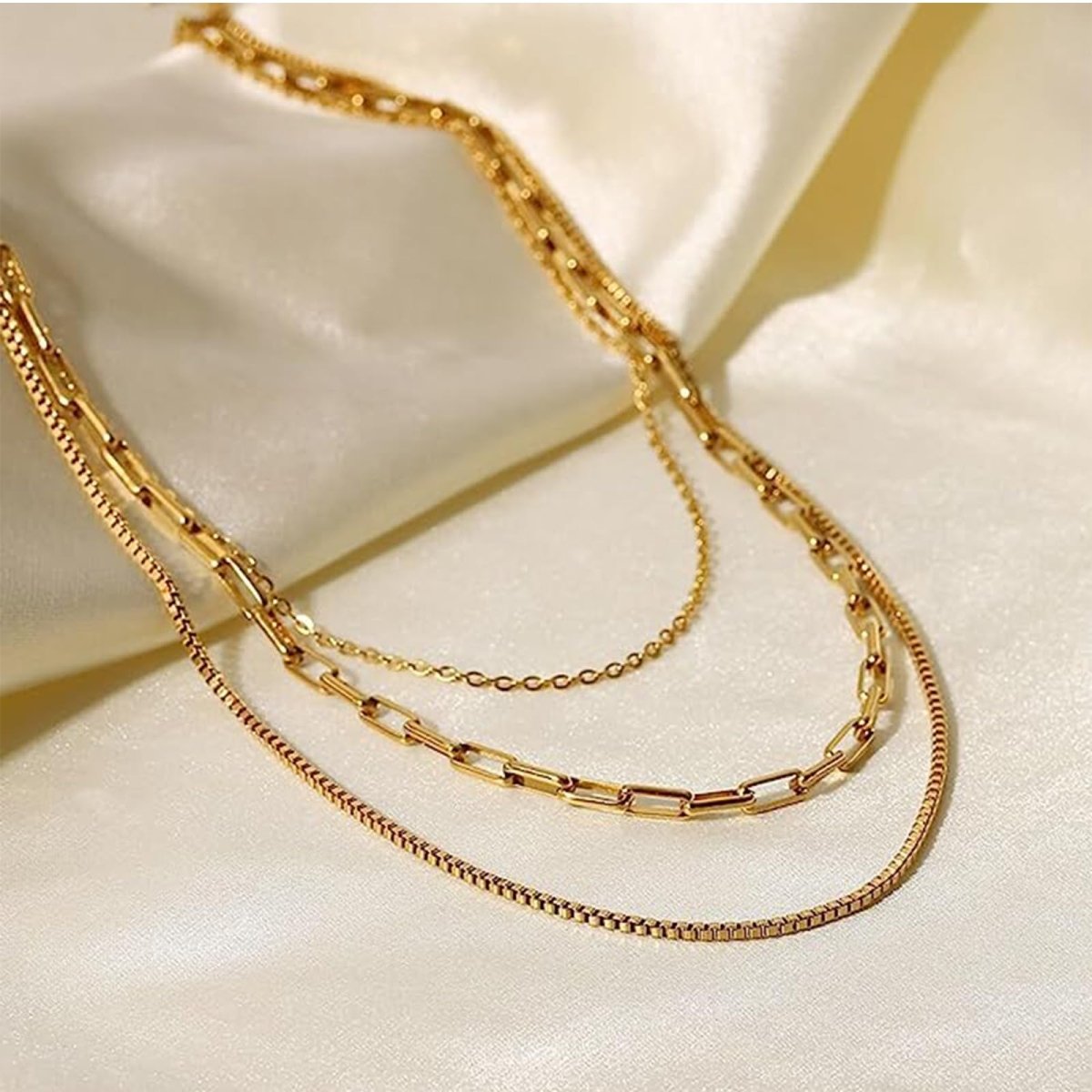 Gold Layered Set Necklaces - KYERLYN