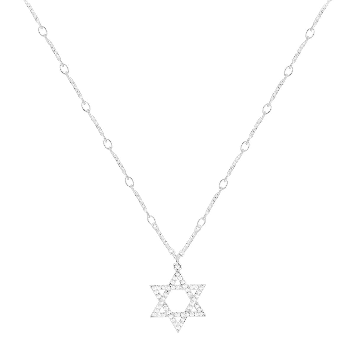 Gold/Silver David Star CZ Necklaces - KYERLYN