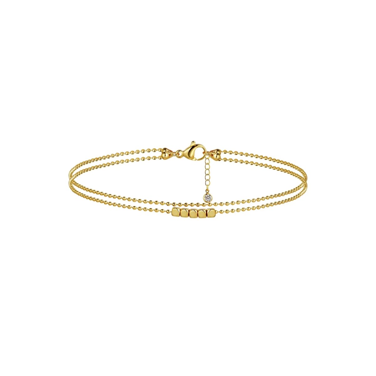 Kyerlyn 14k Gold Dot Anklet Summer Beach - KYERLYN