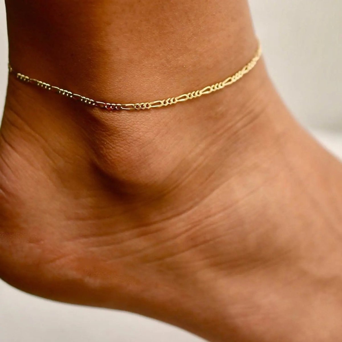 Kyerlyn 14K Gold Plated Chain Anklets - KYERLYN