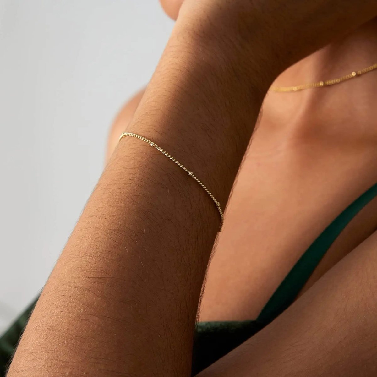 Kyerlyn 14K Gold Satellite Bracelets - KYERLYN