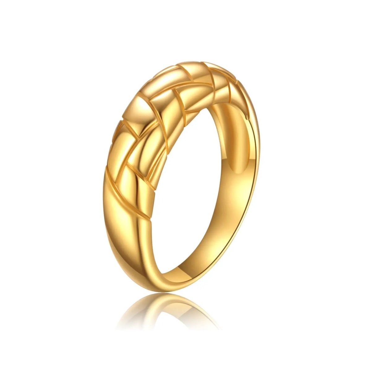 Kyerlyn Chunky Gold Rings Size 6 to 9 - KYERLYN