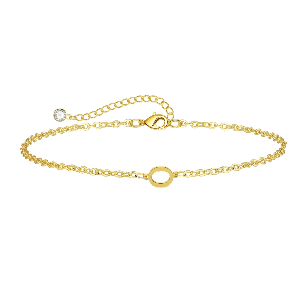 Kyerlyn Dainty Gold Initial Bracelets - KYERLYN