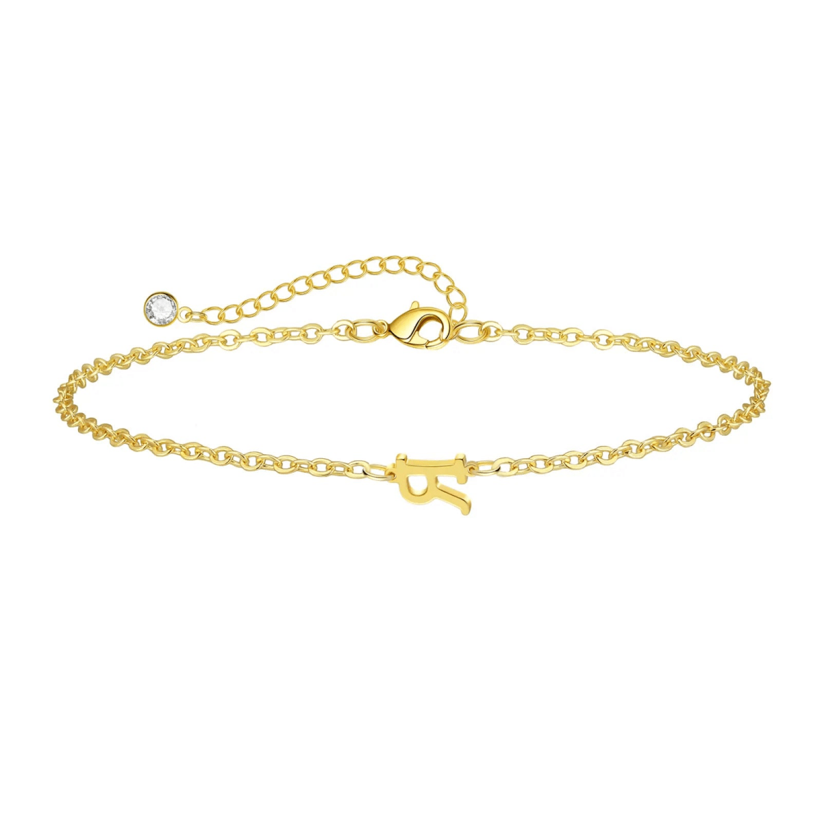 Kyerlyn Dainty Gold Initial Bracelets - KYERLYN