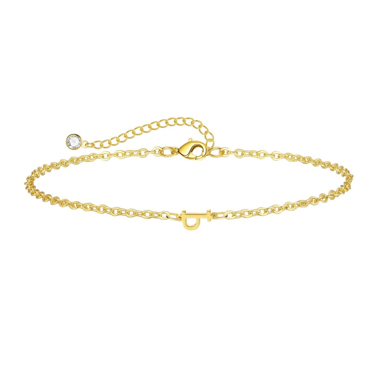 Kyerlyn Dainty Gold Initial Bracelets - KYERLYN