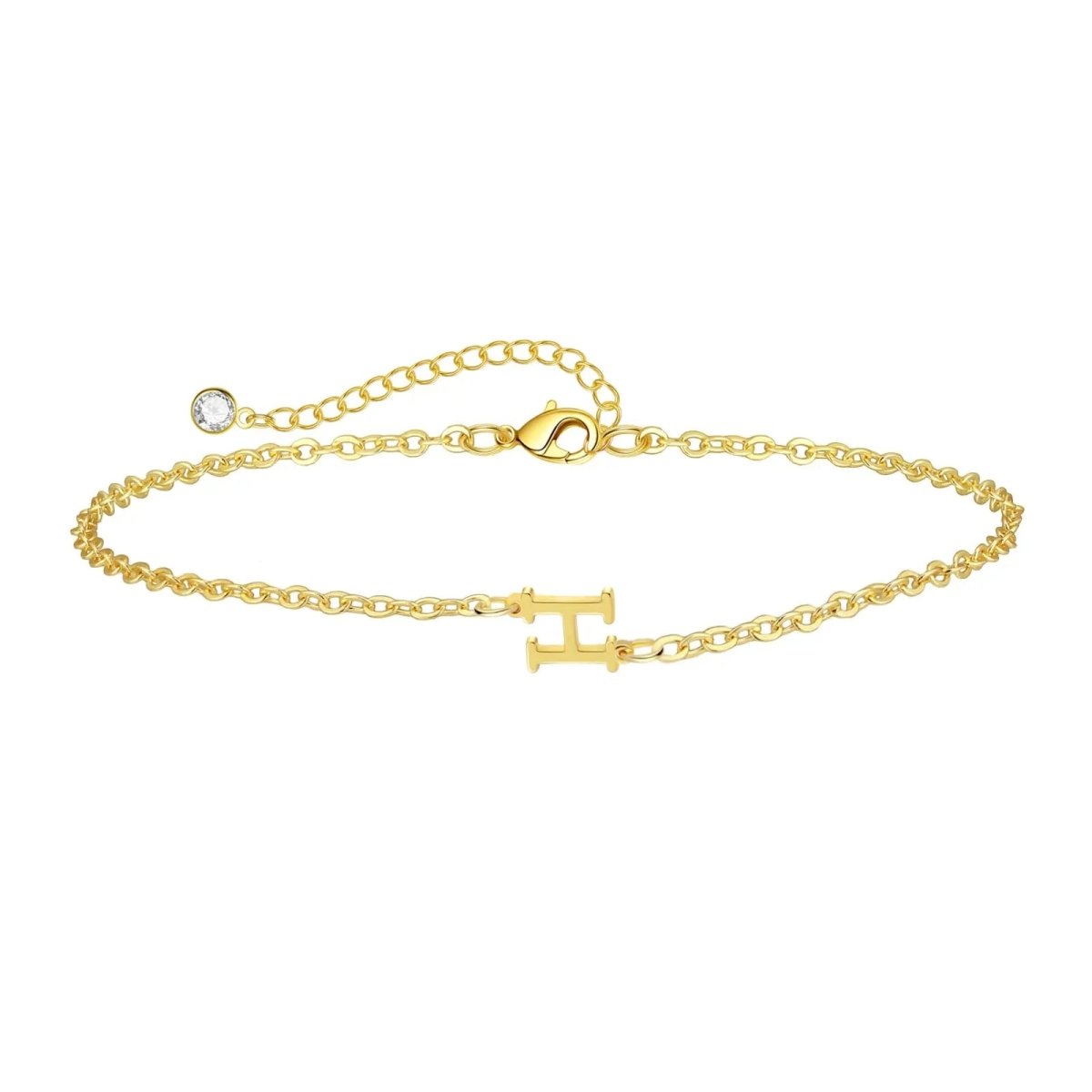 Kyerlyn Dainty Gold Initial Bracelets - KYERLYN