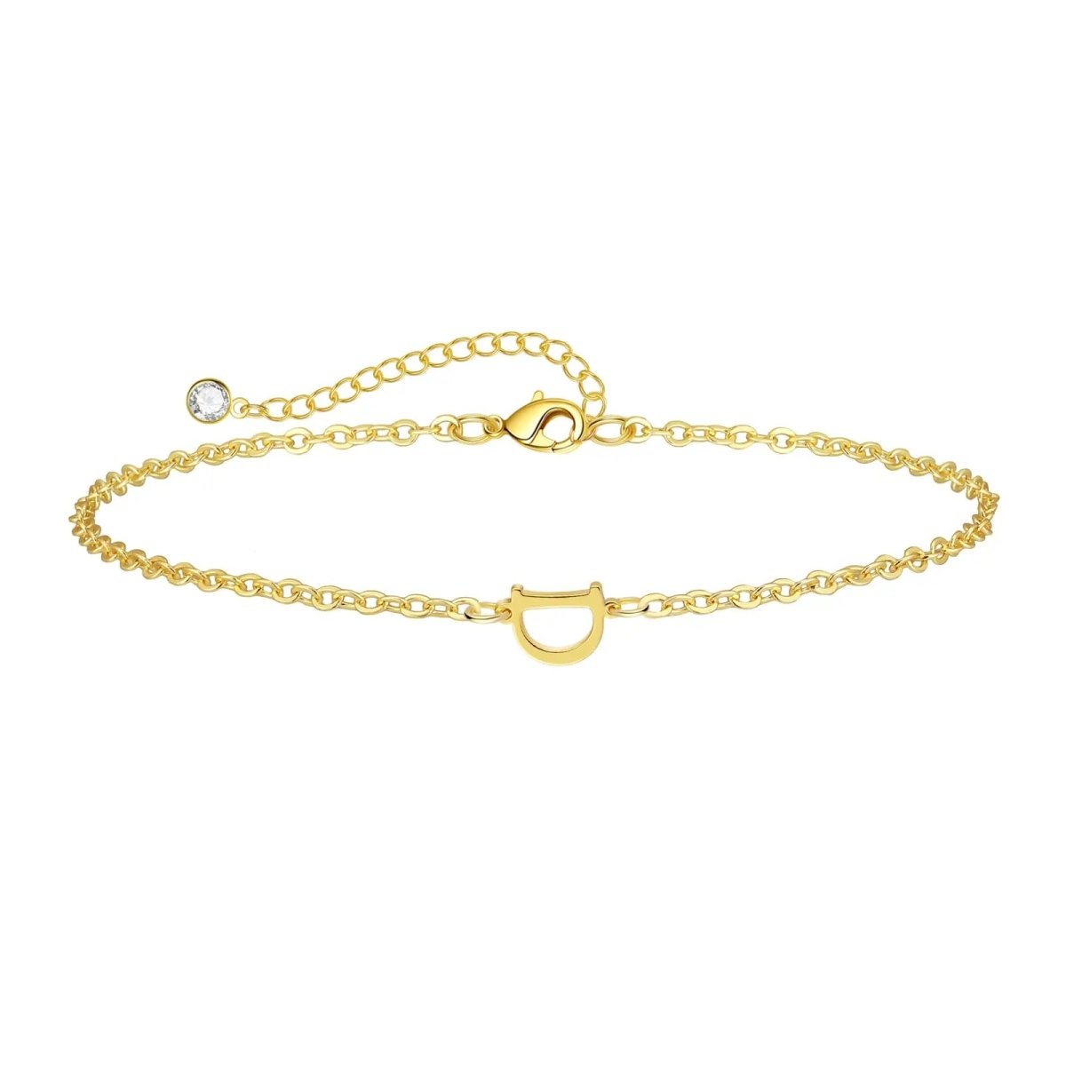 Kyerlyn Dainty Gold Initial Bracelets - KYERLYN