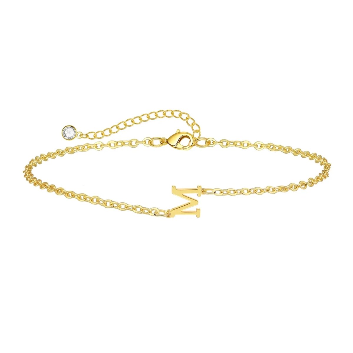 Kyerlyn Dainty Gold Initial Bracelets - KYERLYN