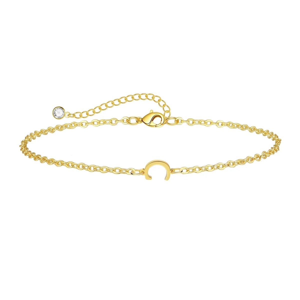 Kyerlyn Dainty Gold Initial Bracelets - KYERLYN