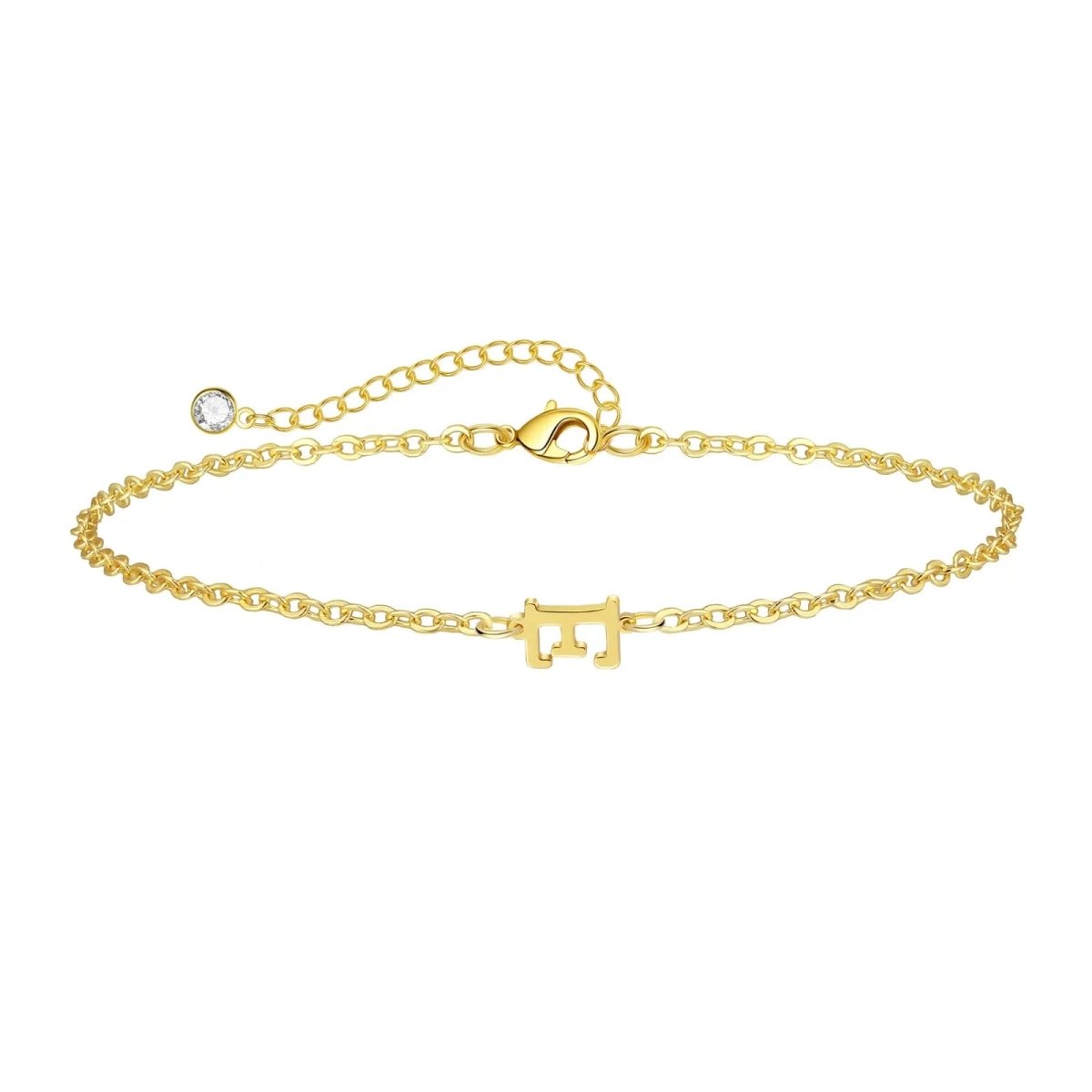 Kyerlyn Dainty Gold Initial Bracelets - KYERLYN