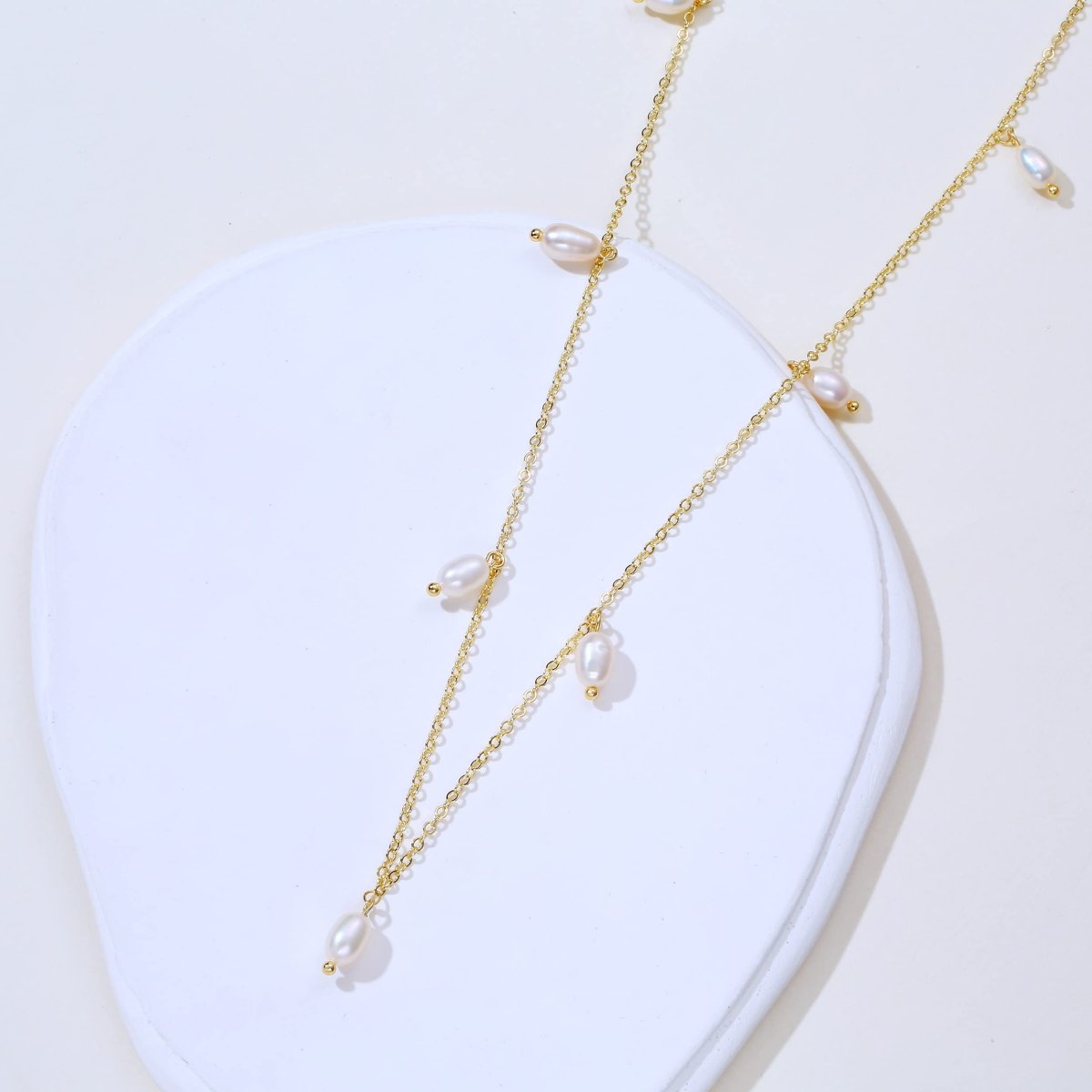 Kyerlyn Dainty Pearl Necklaces - KYERLYN