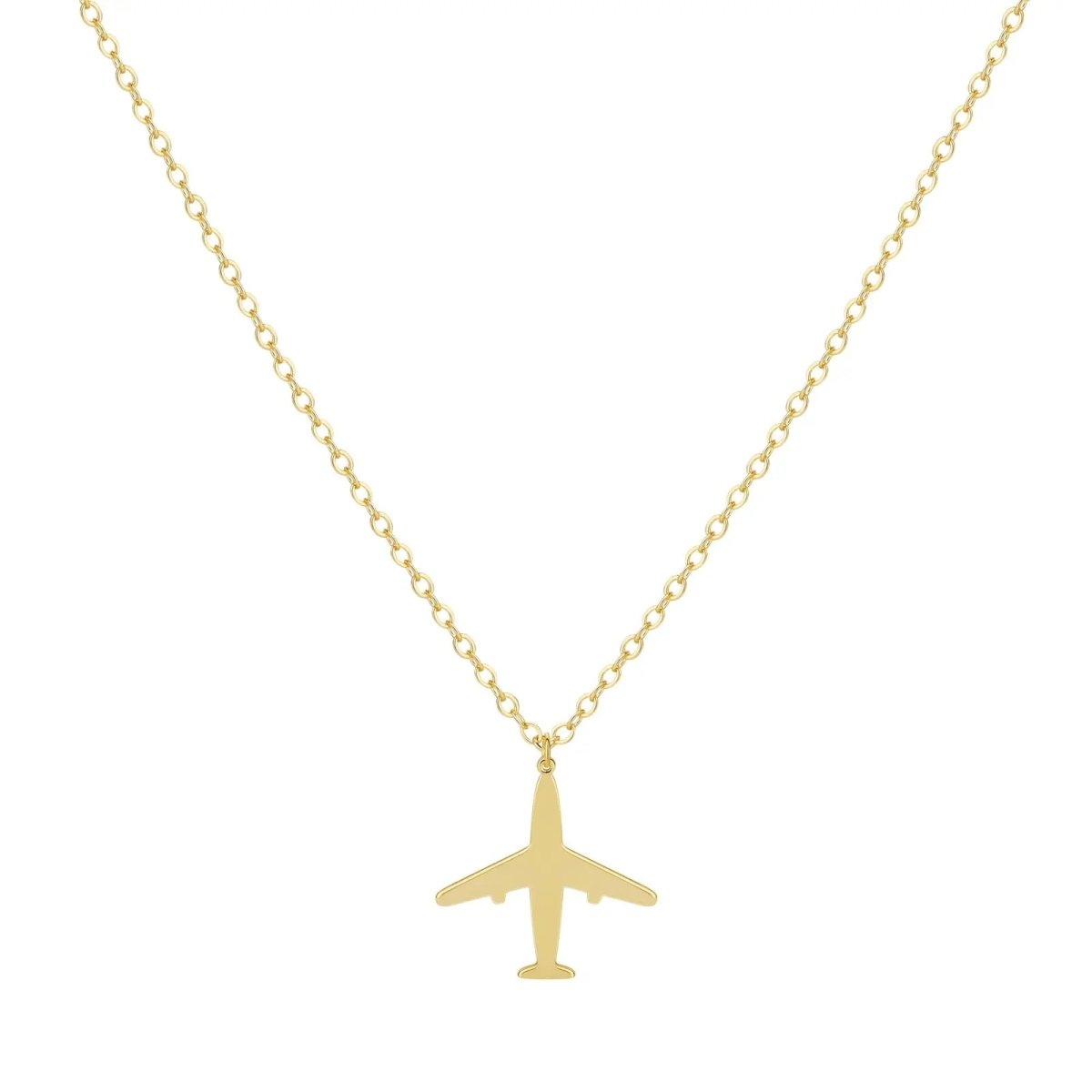 Kyerlyn Gold Airplane Necklaces - KYERLYN