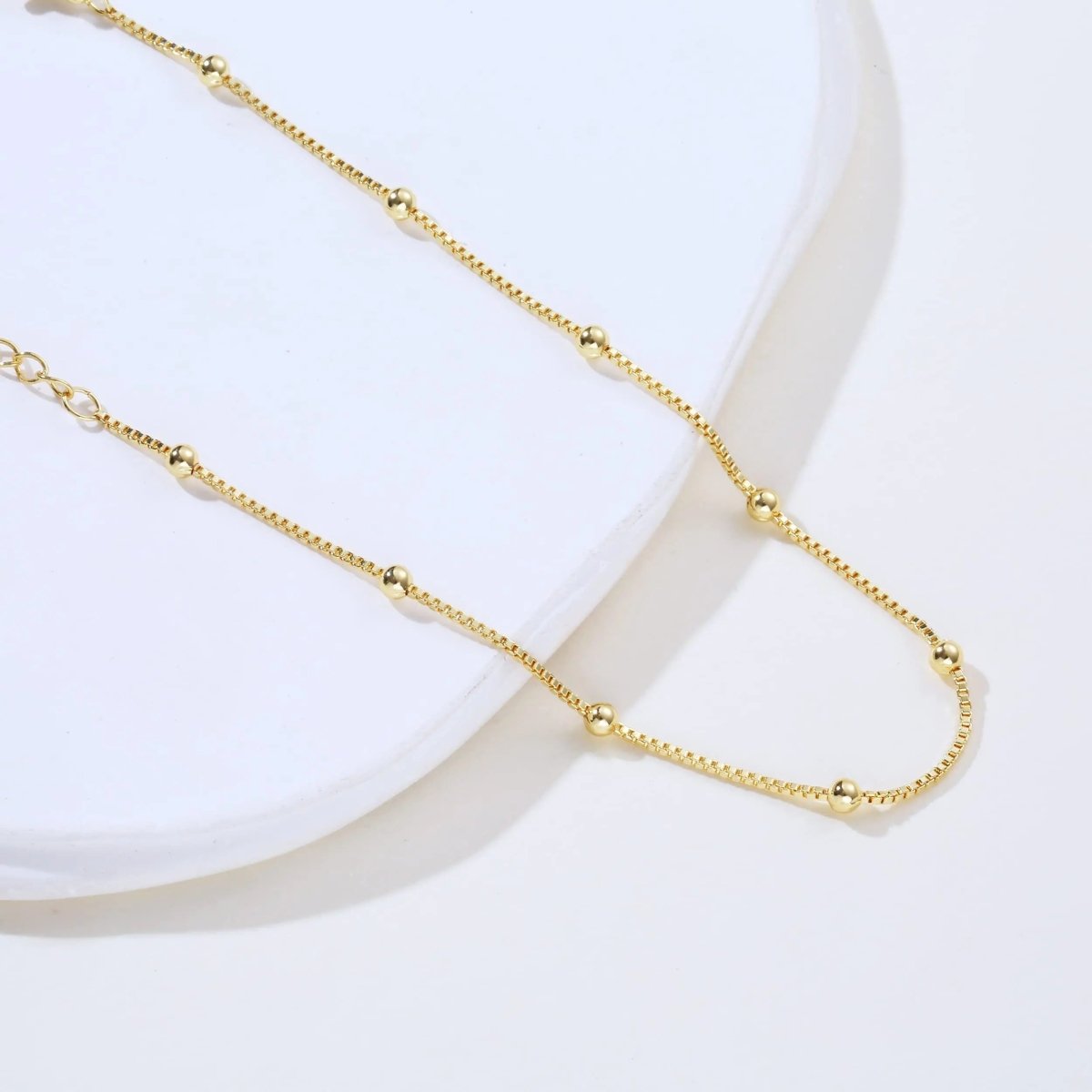 Kyerlyn Gold Bead Anklets - KYERLYN