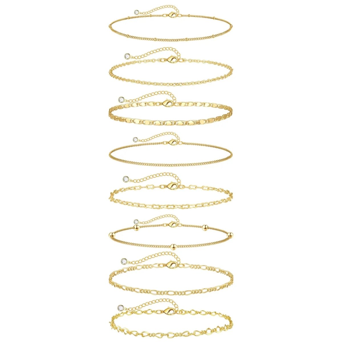 Kyerlyn Gold Bracelets Stack Trendy - KYERLYN