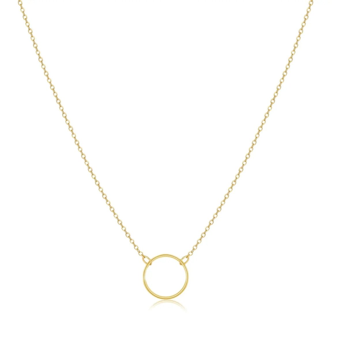 Kyerlyn Gold Circle Necklaces - KYERLYN