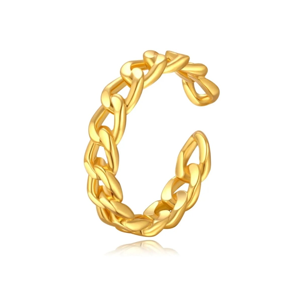 Kyerlyn Gold Cuba Lightweight Rings - KYERLYN