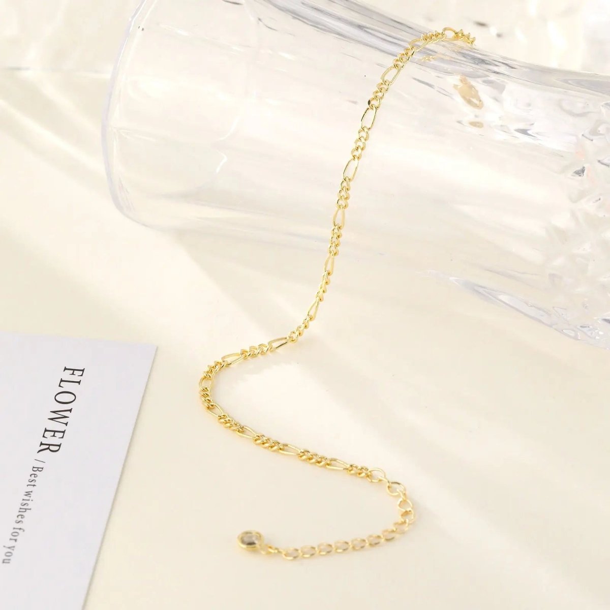 Kyerlyn Gold Figaro Bracelets - KYERLYN