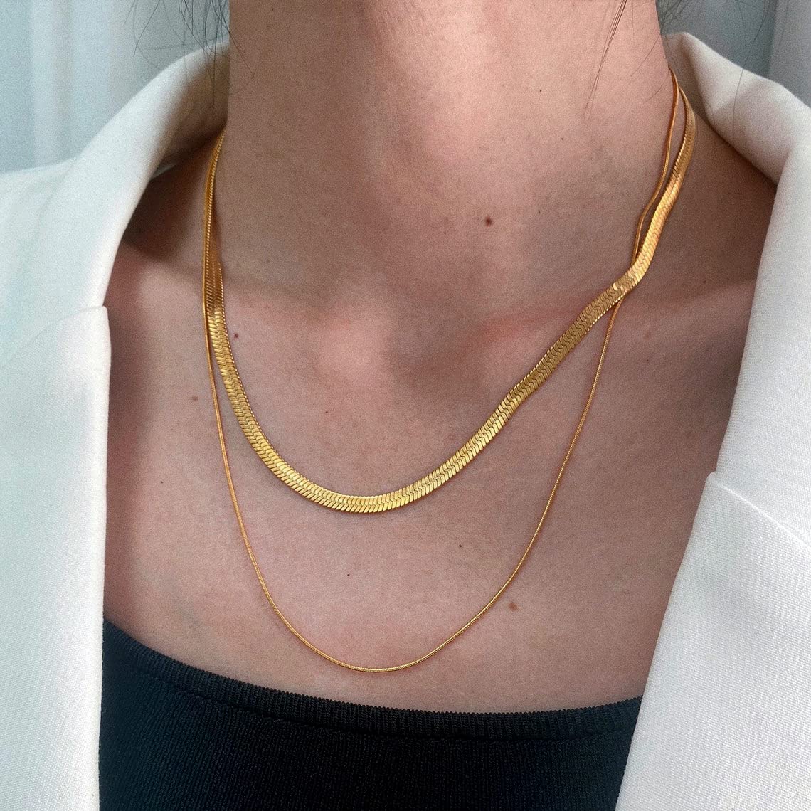 Kyerlyn Gold Layered Necklaces - KYERLYN