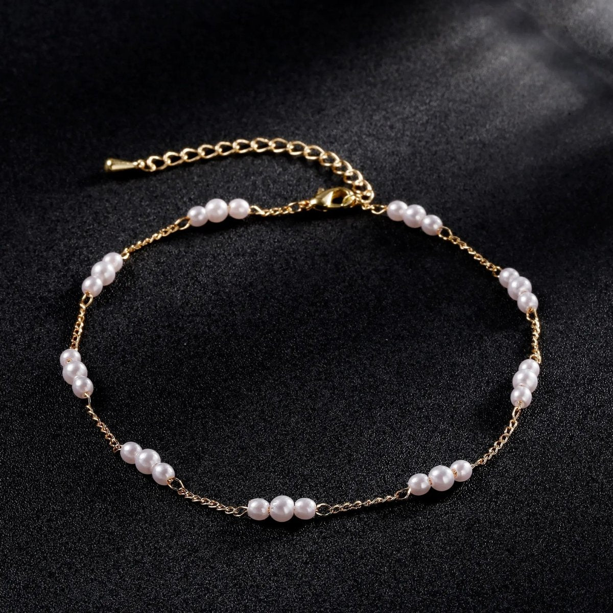 Kyerlyn Gold Pearl Anklet Bracelets Beach - KYERLYN