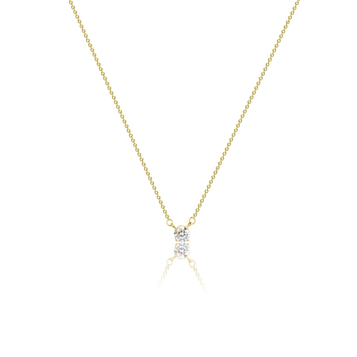 Kyerlyn Large Square Diamond Pendant Necklaces - KYERLYN