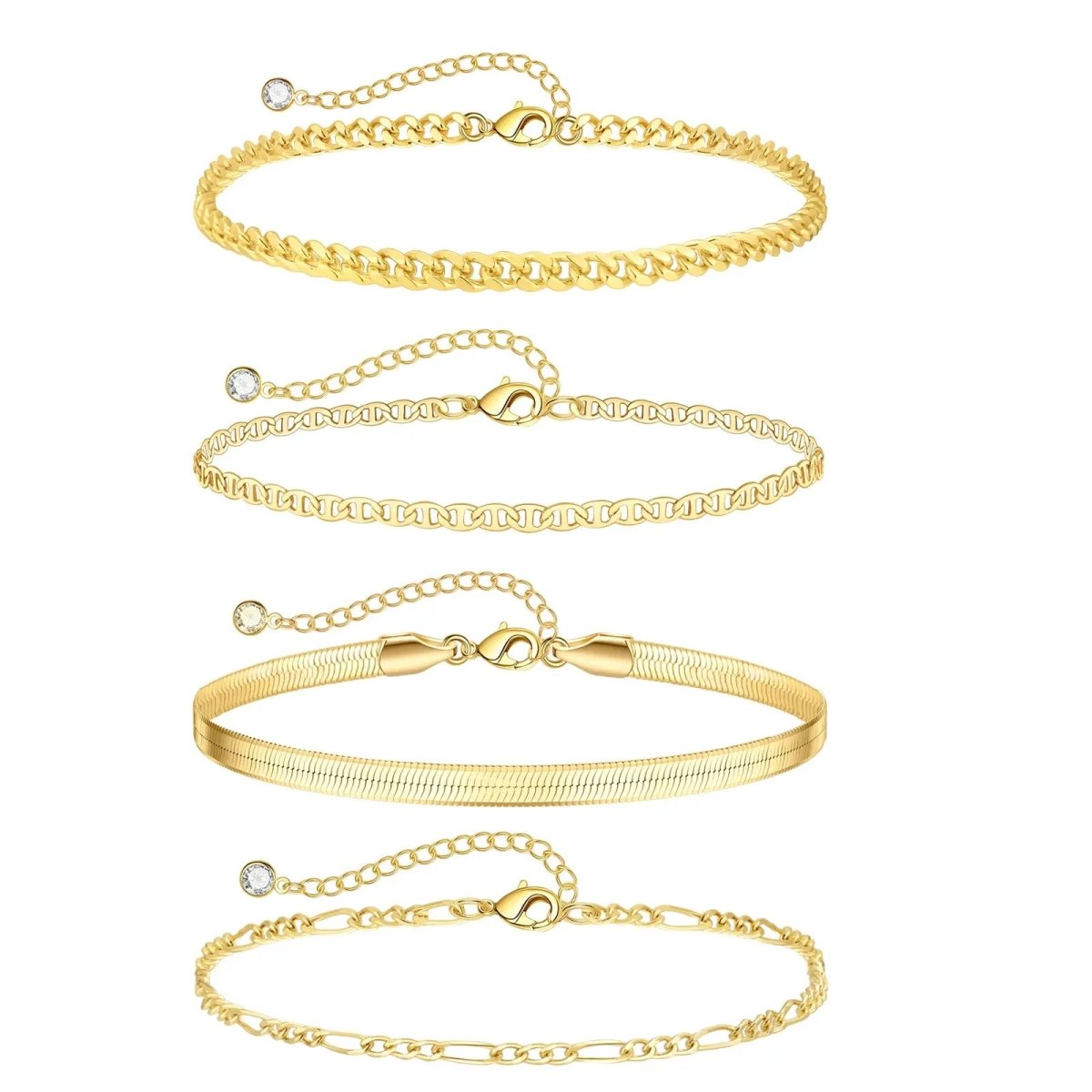 Kyerlyn Layered Ankle Bracelets - KYERLYN