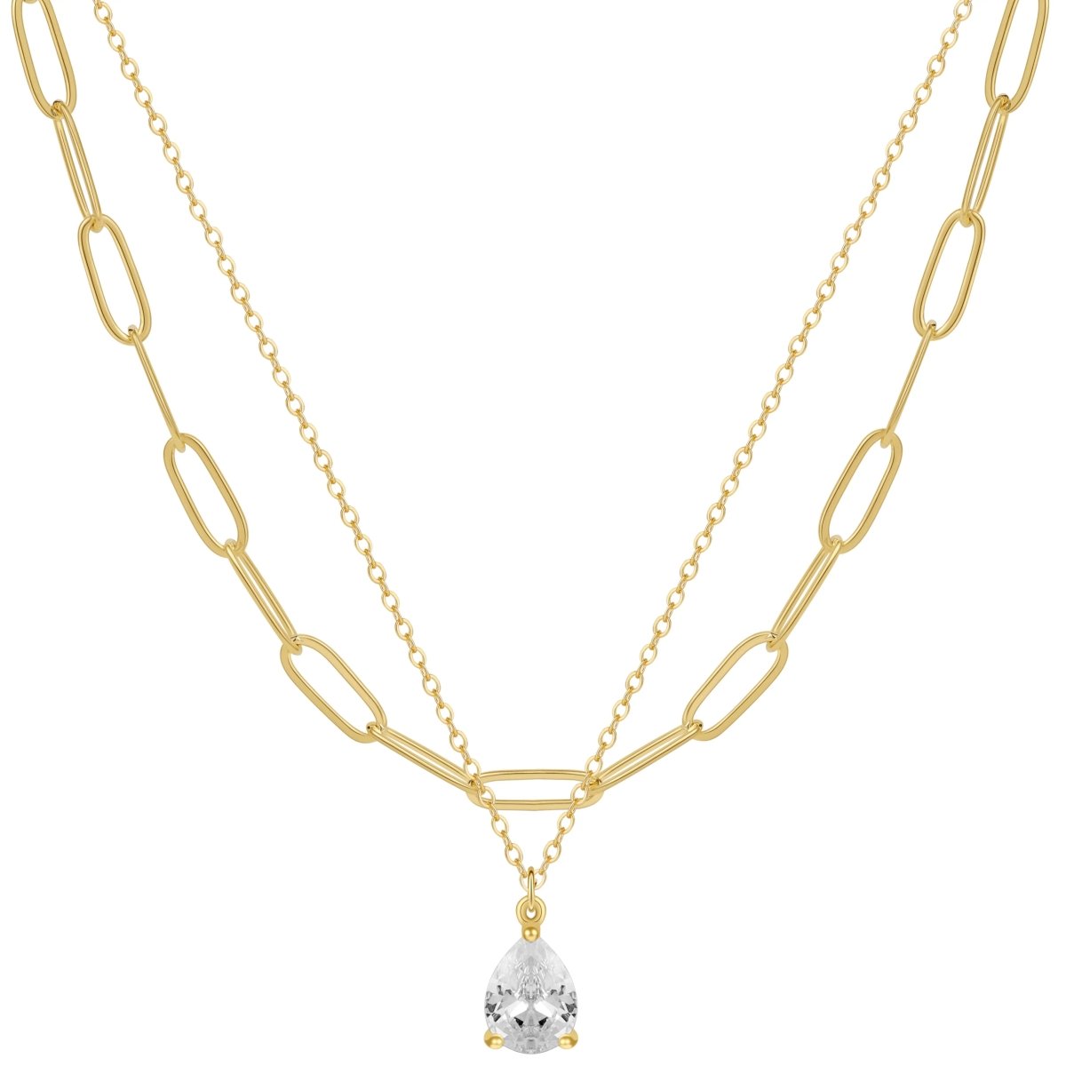 Kyerlyn Layered Diamond CZ Necklaces - KYERLYN