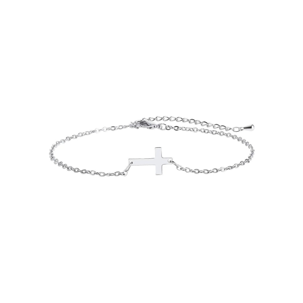 Kyerlyn Silver Cross Bracelets - KYERLYN