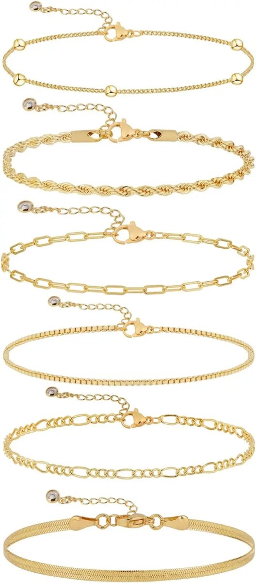 Kyerlyn Silver/Gold Bracelets Stack - KYERLYN