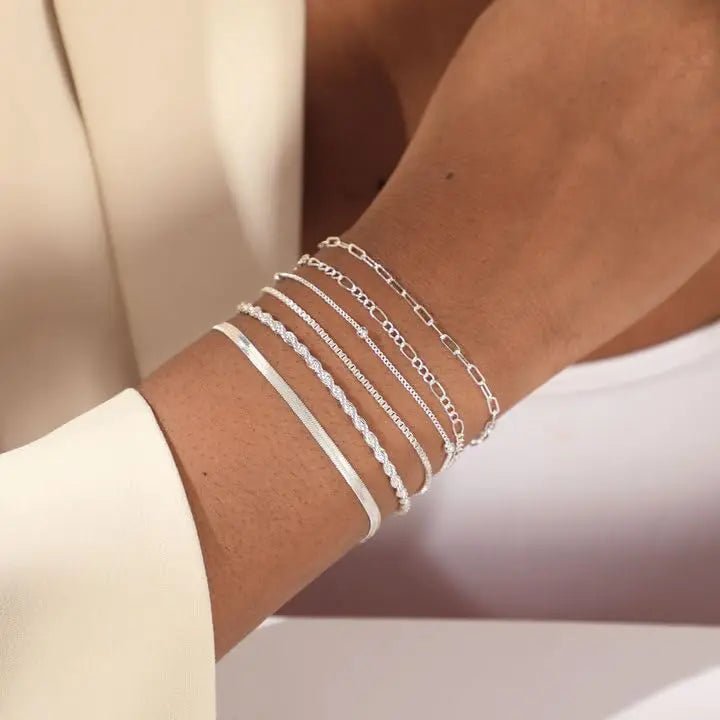 Kyerlyn Silver/Gold Bracelets Stack - KYERLYN