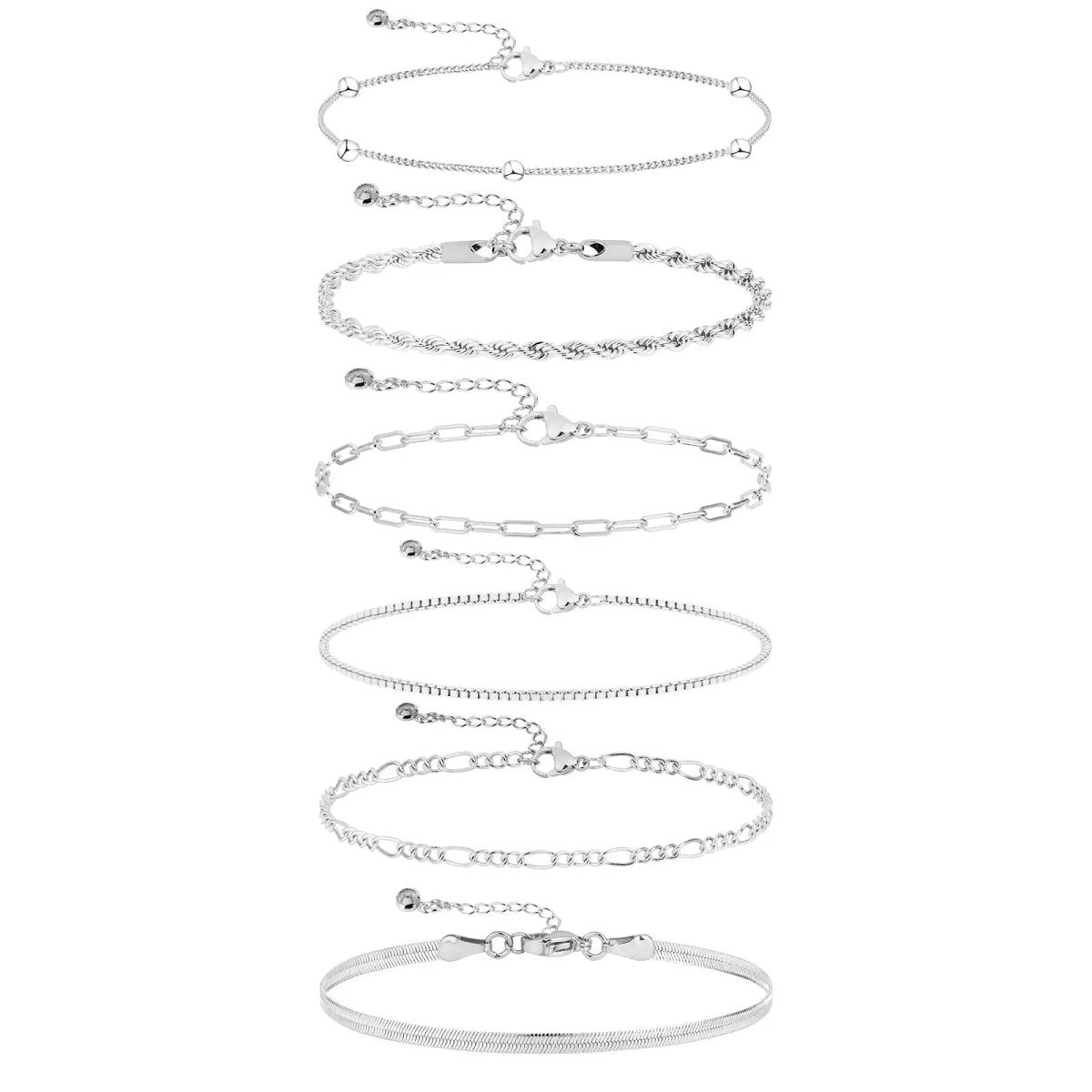 Kyerlyn Silver/Gold Bracelets Stack - KYERLYN