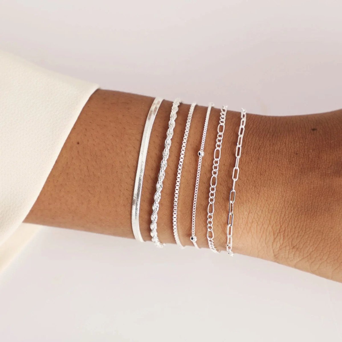 Kyerlyn Silver/Gold Bracelets Stack - KYERLYN