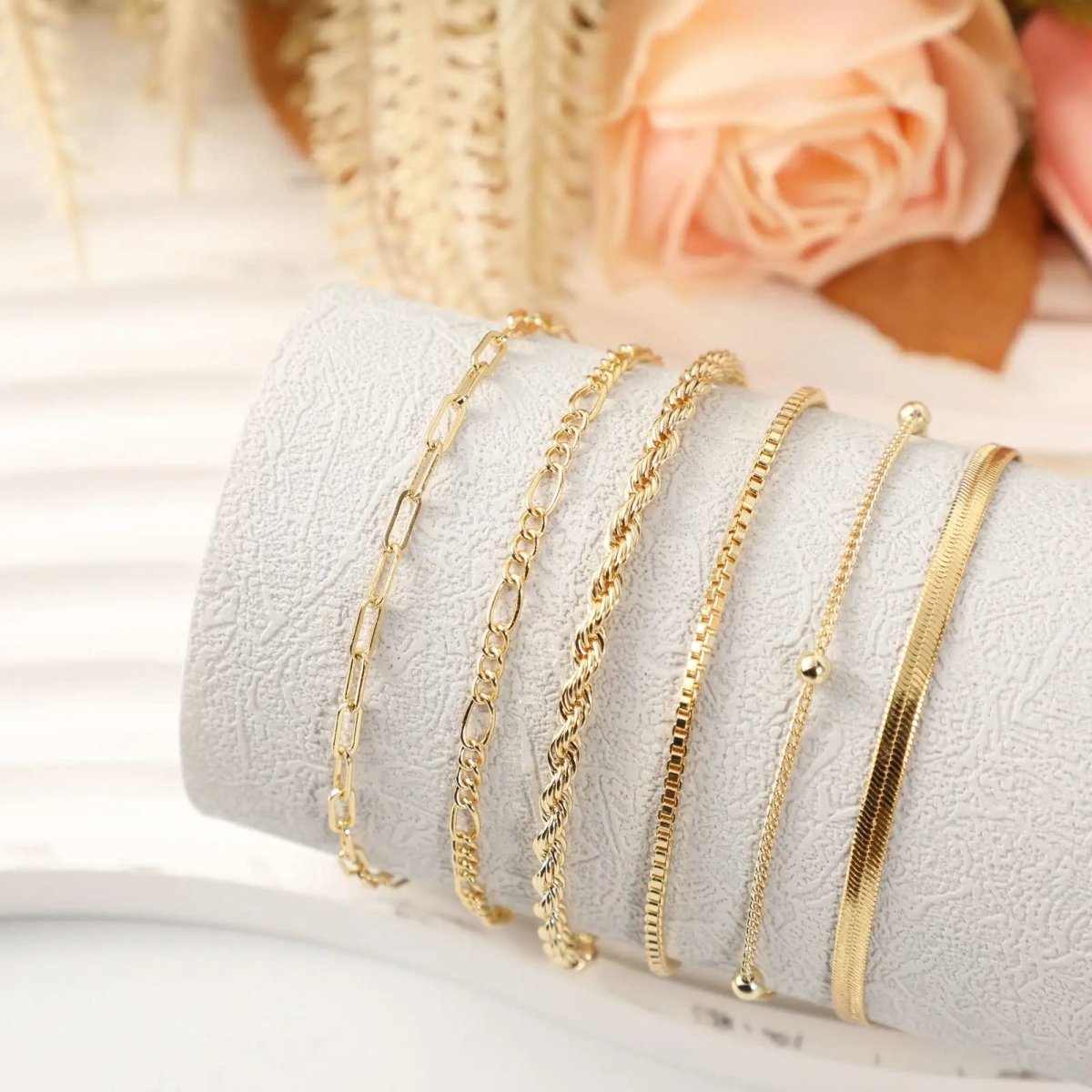 Kyerlyn Silver/Gold Bracelets Stack - KYERLYN