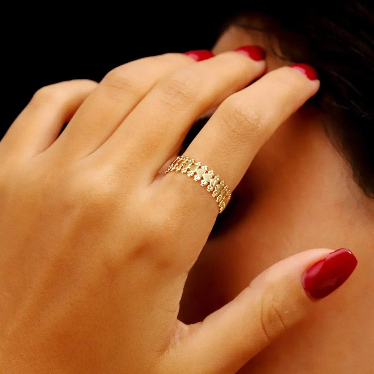 Kyerlyn Stackable 14K Gold Rings - KYERLYN