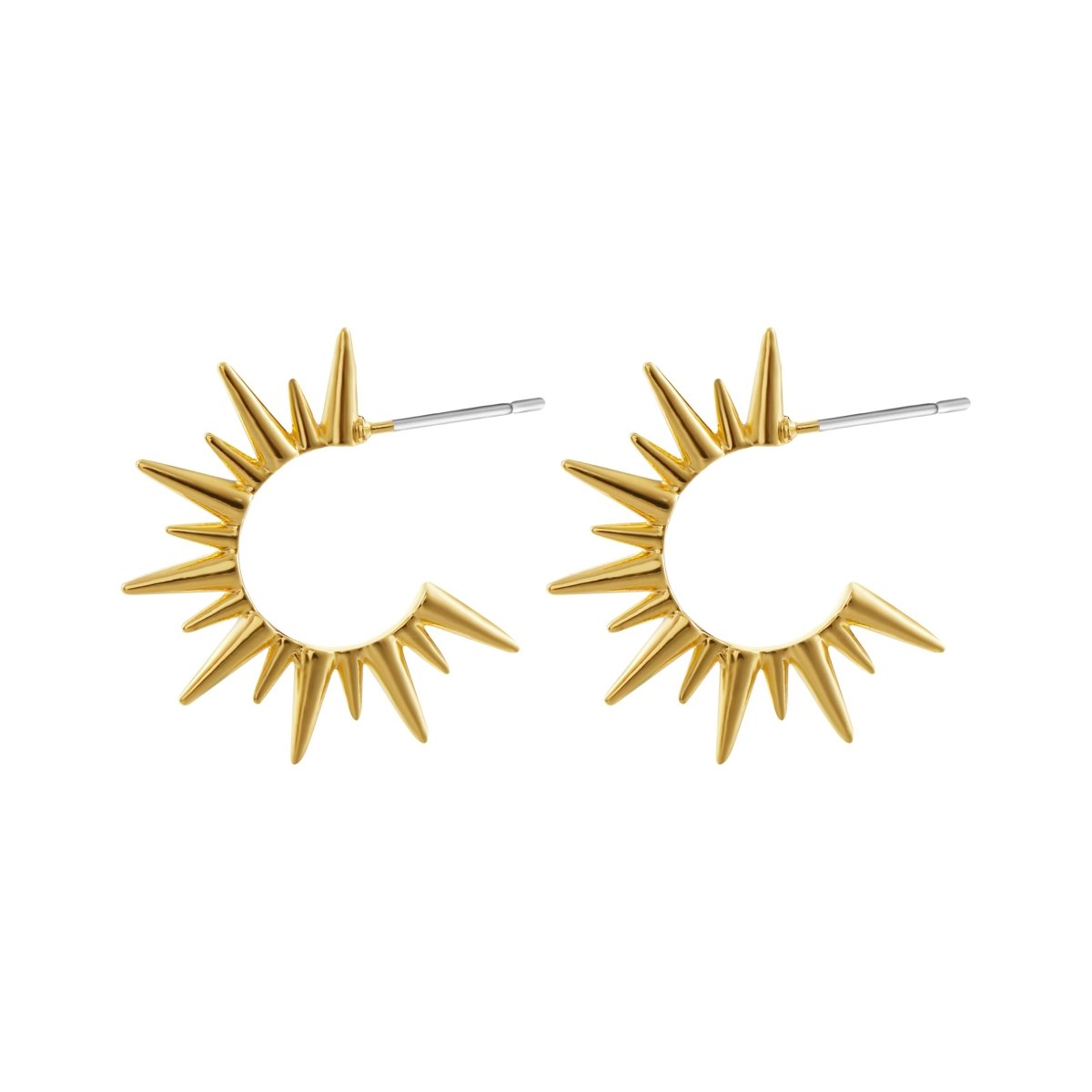 Kyerlyn Sun Shaped Hoop Earrings - KYERLYN