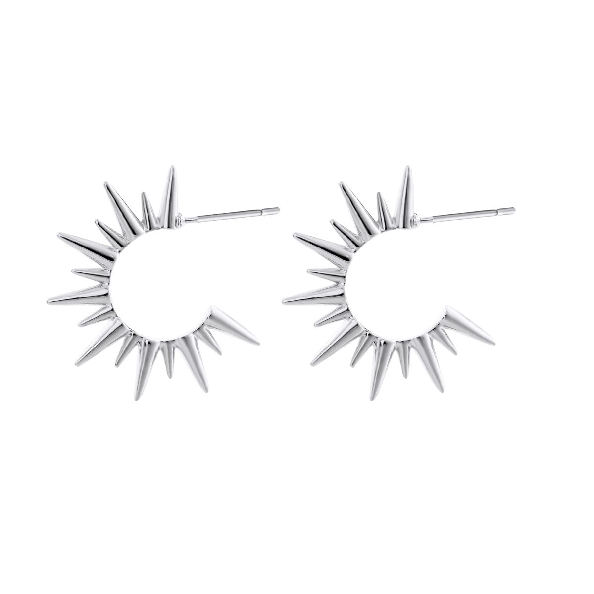 Kyerlyn Sun Shaped Hoop Earrings - KYERLYN